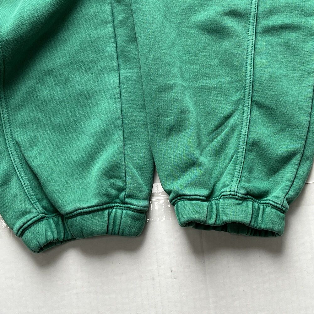 FP Movement Free People Sweatpants Green M Relaxed Barrel Leg Pleated Joggers - Picture 9 of 14